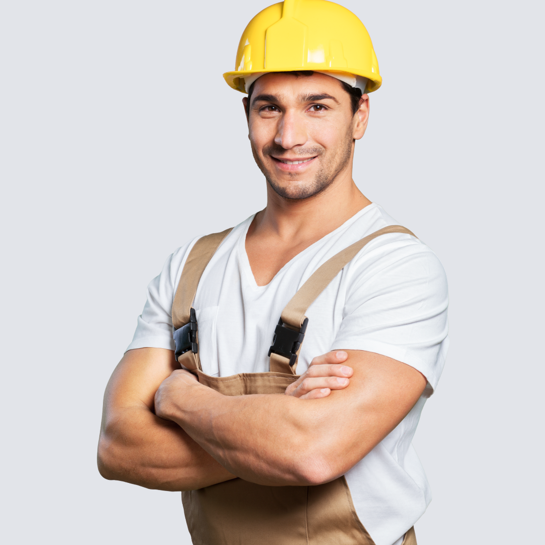 Blue And Yellow Modern Professional Handyman Facebook Post